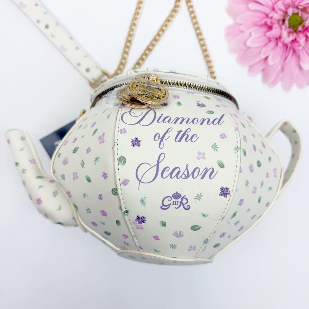 Bridgerton X Her Universe X Hot Topic Teapot Crossbody Bag - Picture 4 of 16